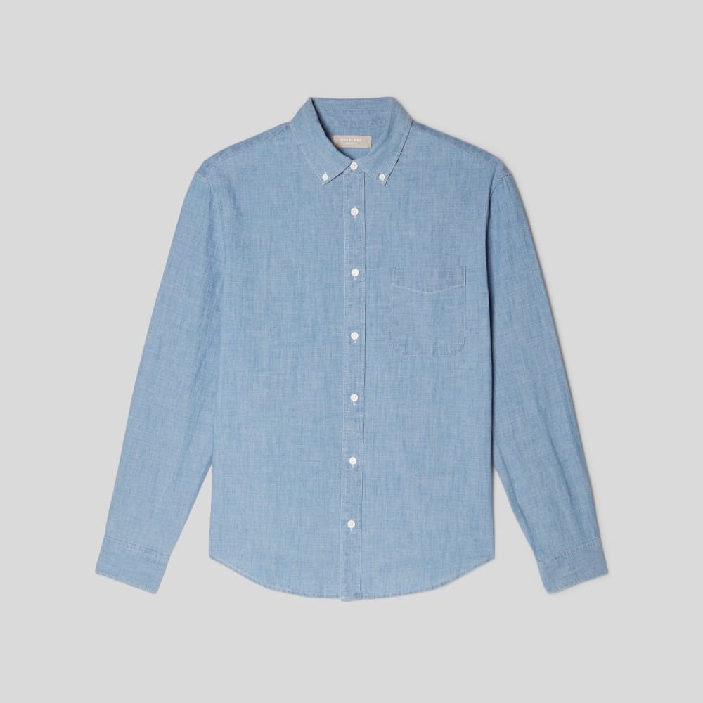Everlane Light Blue Casual Button-Down Shirt